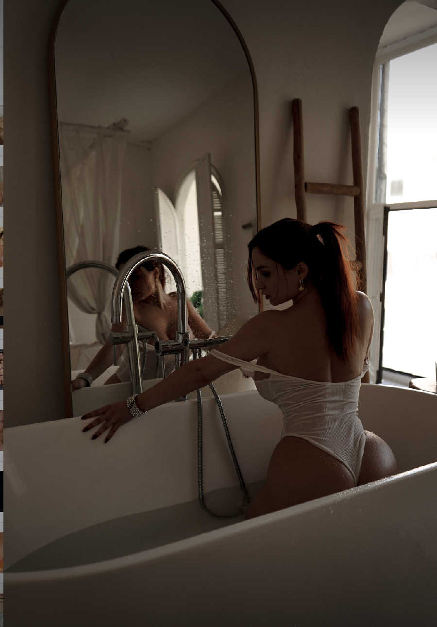 A playful frame from Miranda Faith nude — online in Raleigh